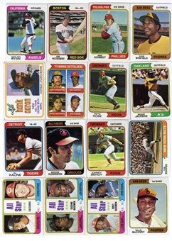 1974 Topps Baseball Complete Set of 660 Cards 